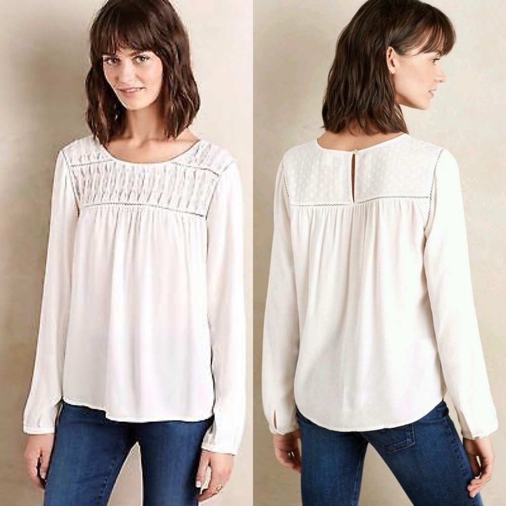 NWT Anthropologie Vivie Blouse